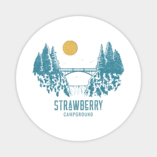 Strawberry Campground Shirt Magnet